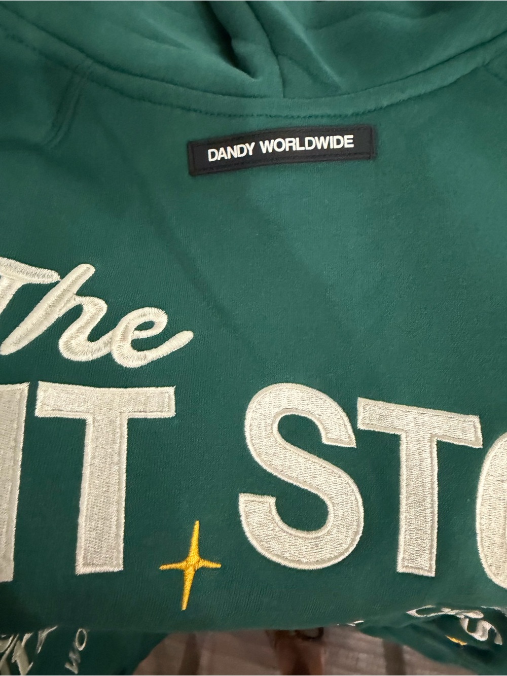 Starbucks x dandy Green hoodie women Medium